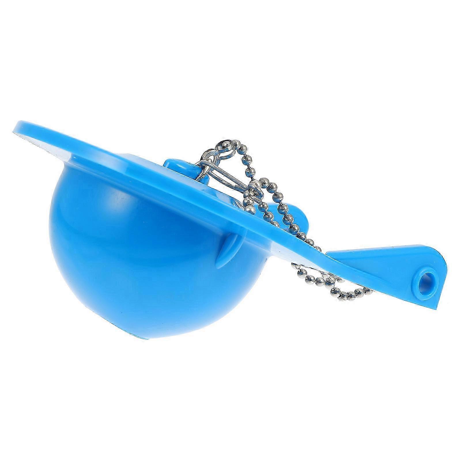 1 Pc Toilet Flapper Replacement Seal 12.4X9.2X4CM Blue