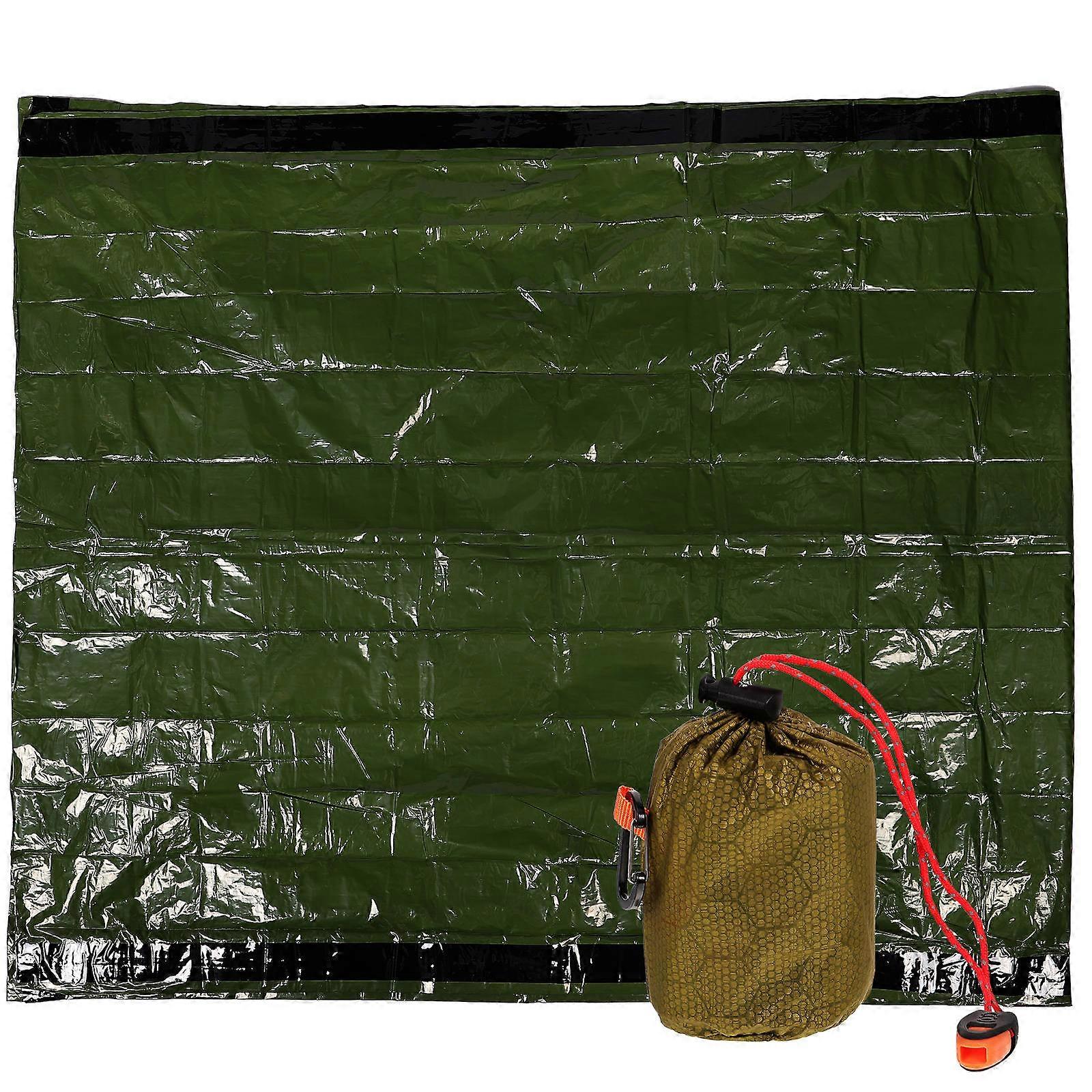 Emergency Lightweight Survival Blanket for Camping, Hiking, and Travel – Windproof Insulation for Cold Weather Outdoor Activities