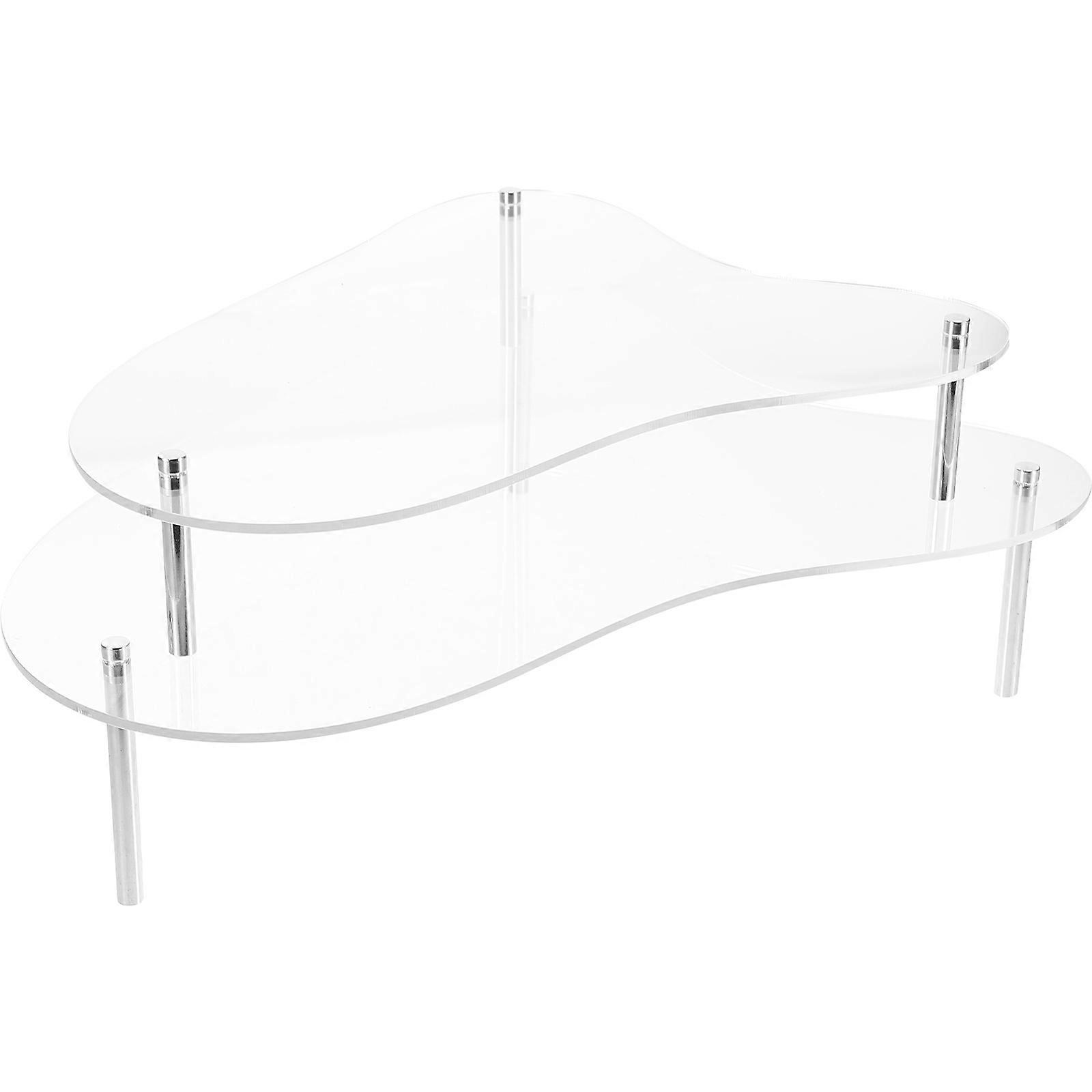 Transparent Cupcake Display Holder Simple Elegant Design For Events 1Set