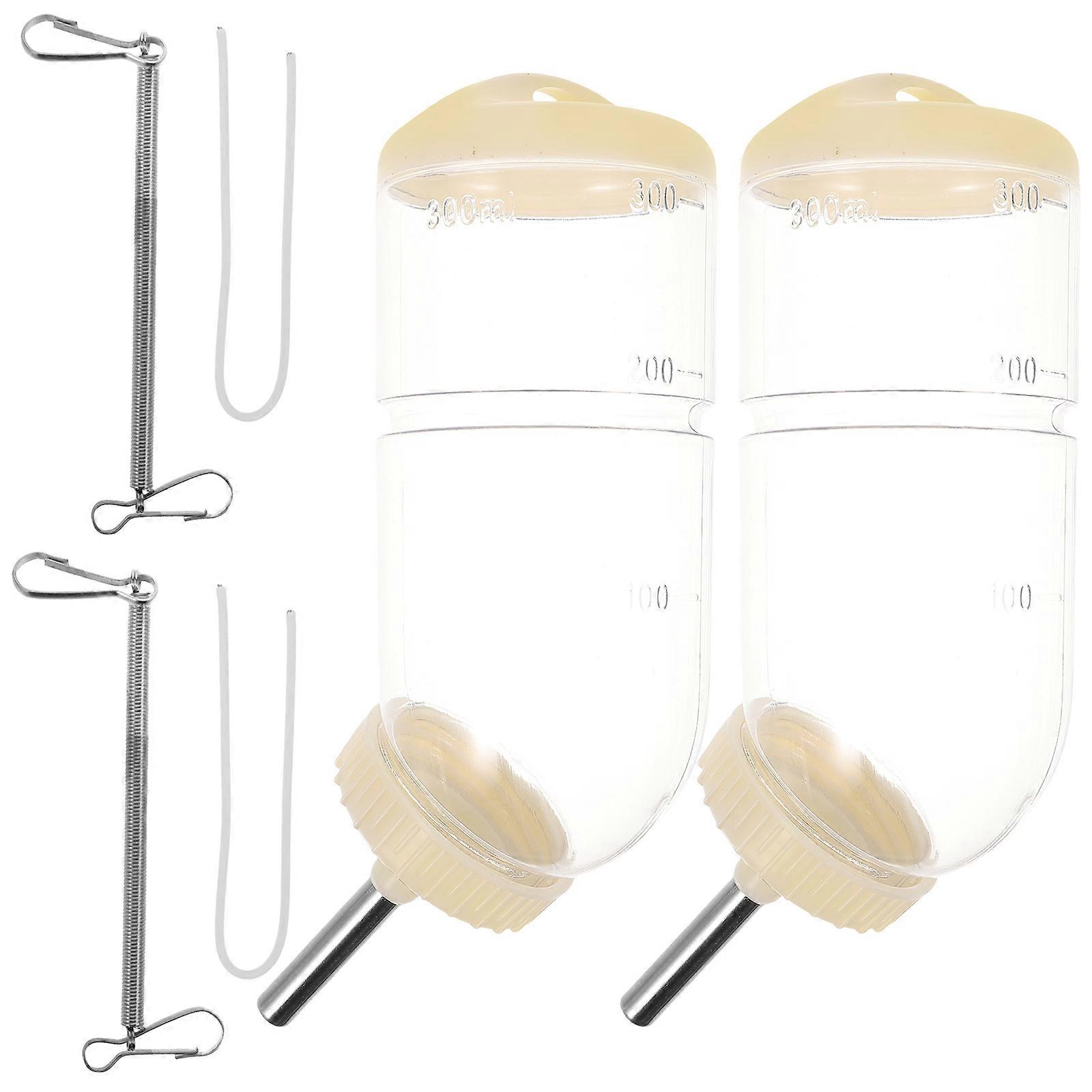 Automatic Water Dispenser Cage Feeder For Pet Owners Keep Water 2Pcs