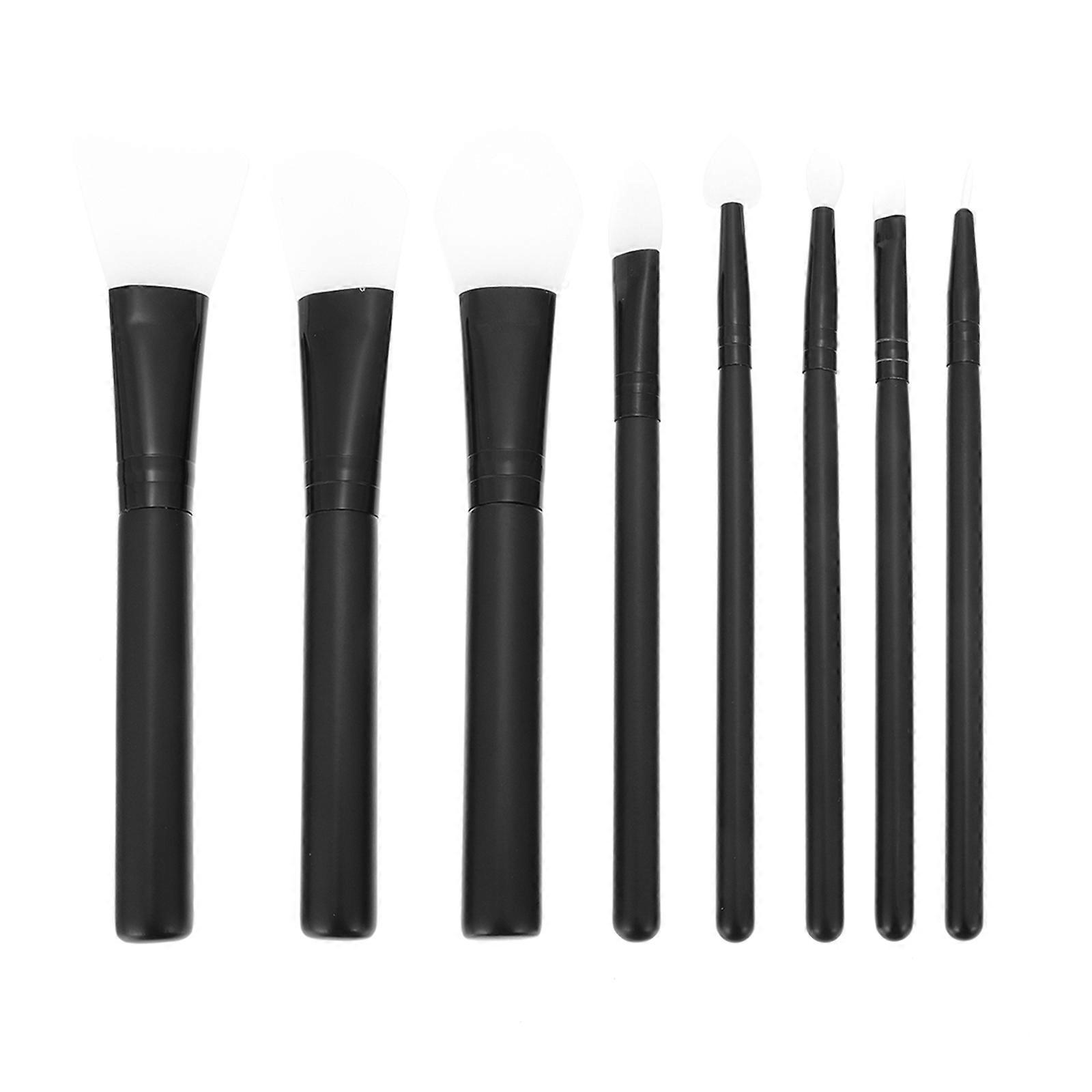 Foundation Brush Silicone Makeup Brushes On the Go 8Pcs