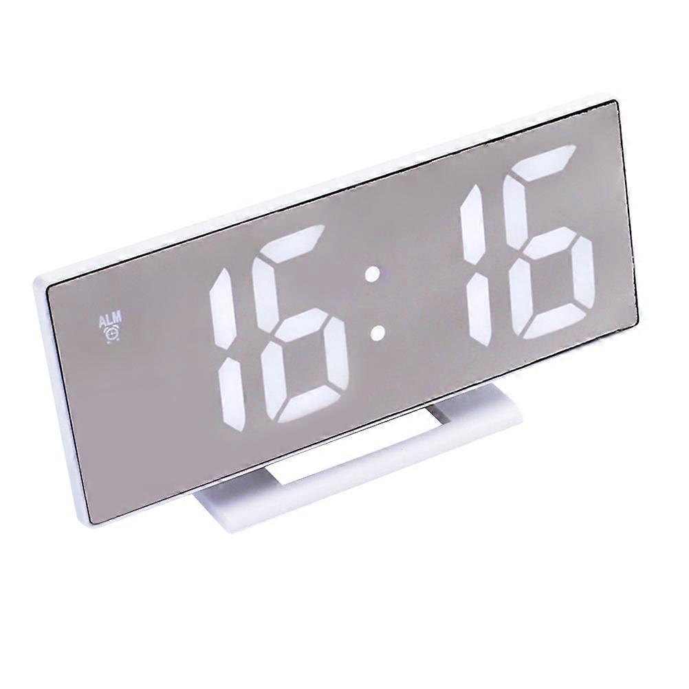 Led Clock For Desk Creative Electronic Watch With Mute Luminous Feature And Temperature Display For General Users 1Pcs