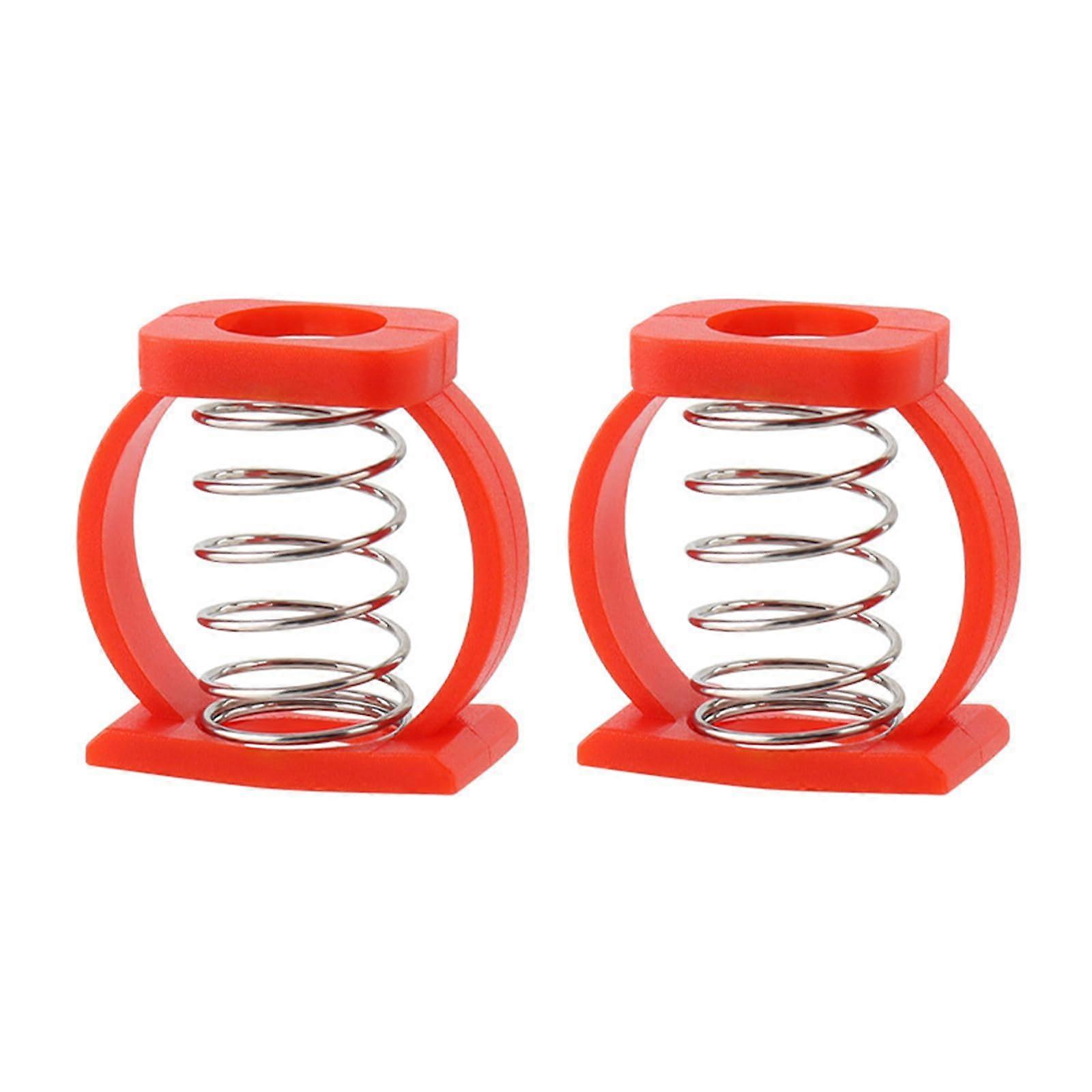 spring hinge clamp, spring rotating handle, spring buckles for and stable driving experience, 2 pieces red