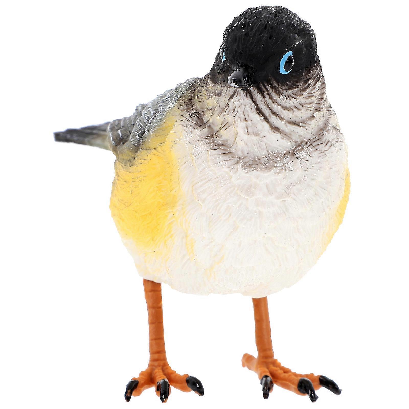 Realistic Artificial Sparrow Bird Figurines for Garden, Home Decor & Educational Purposes, Durable and Adorable Design