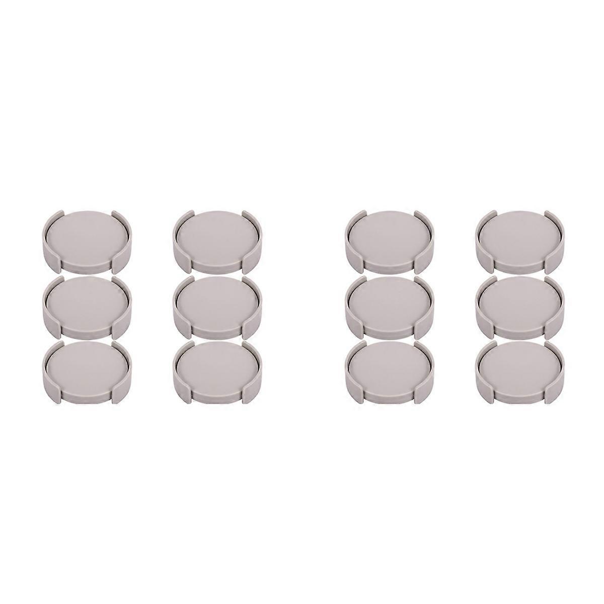 6Pcs Mug Organizer Adjustable Expandable Coffee Cup Holder Grey