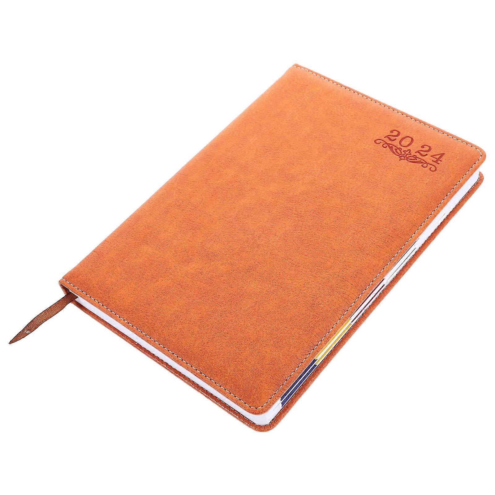 Daily Journal Notepad Daily Planner Notebook Friends Vacations Orange 21.2X14.5X2CM Planning 1Pcs