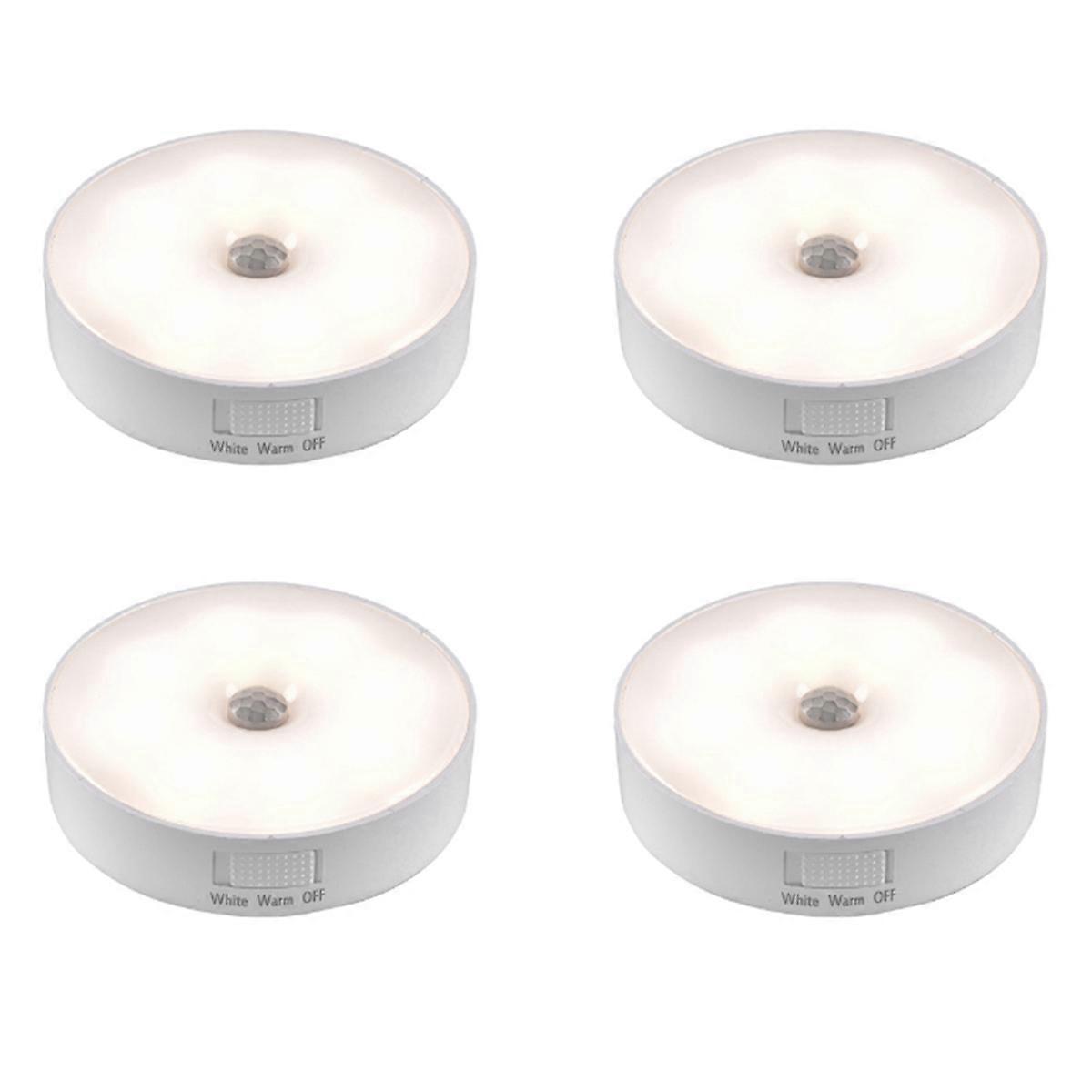 Motion Sensor LED Light USB Nightlights Chargeable Lamp for Kitchen