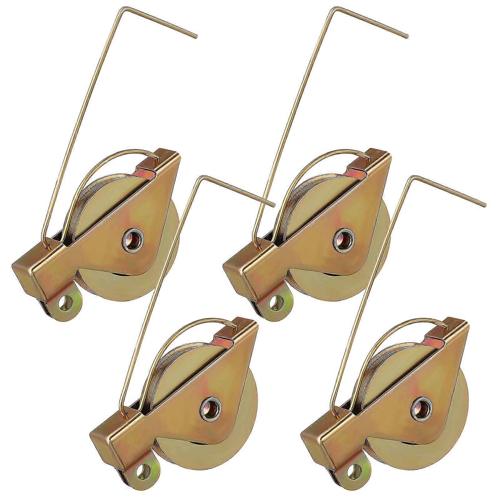 Sliding Patio Door Rollers Smooth Operation Metal Rollers For Windows 4Pcs