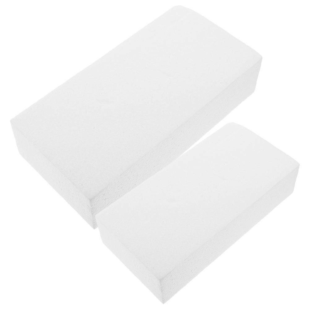 2Pcs Blank Foam Block DIY Crafts Foam Block Handmade Foam Block Model DIY Supply