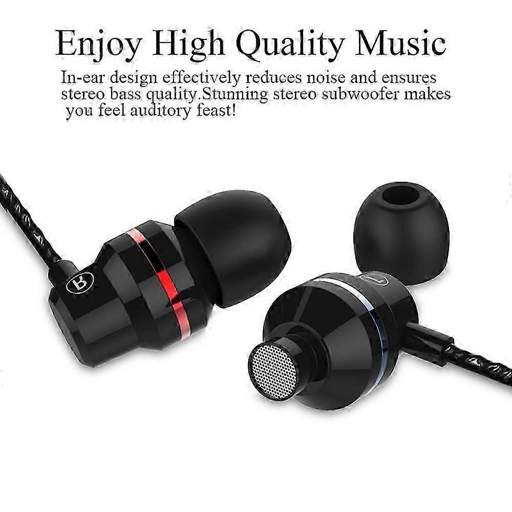 YTOM 3.5mm Metal Earphone For Headset With Mic