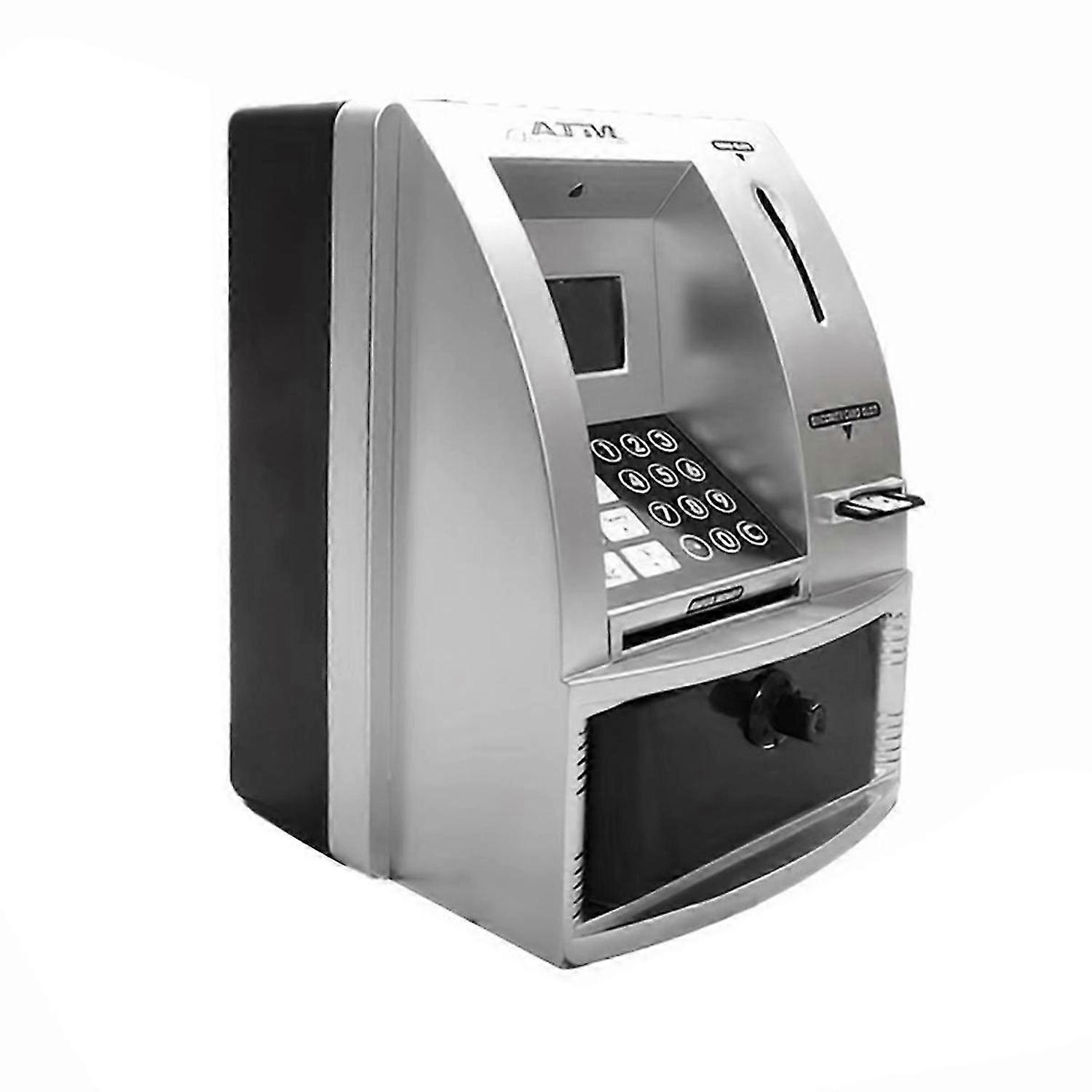 Smart ATM Piggy Bank for Money Mini Banknote Money Boxes Voice ATM Machine to Teach Children Money M