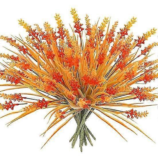 6Pcs Simulation Lavender Fake Plants Realistic Looking Vibrant Color Non-Withering Easy Maintenance Artificial Greenery Plants