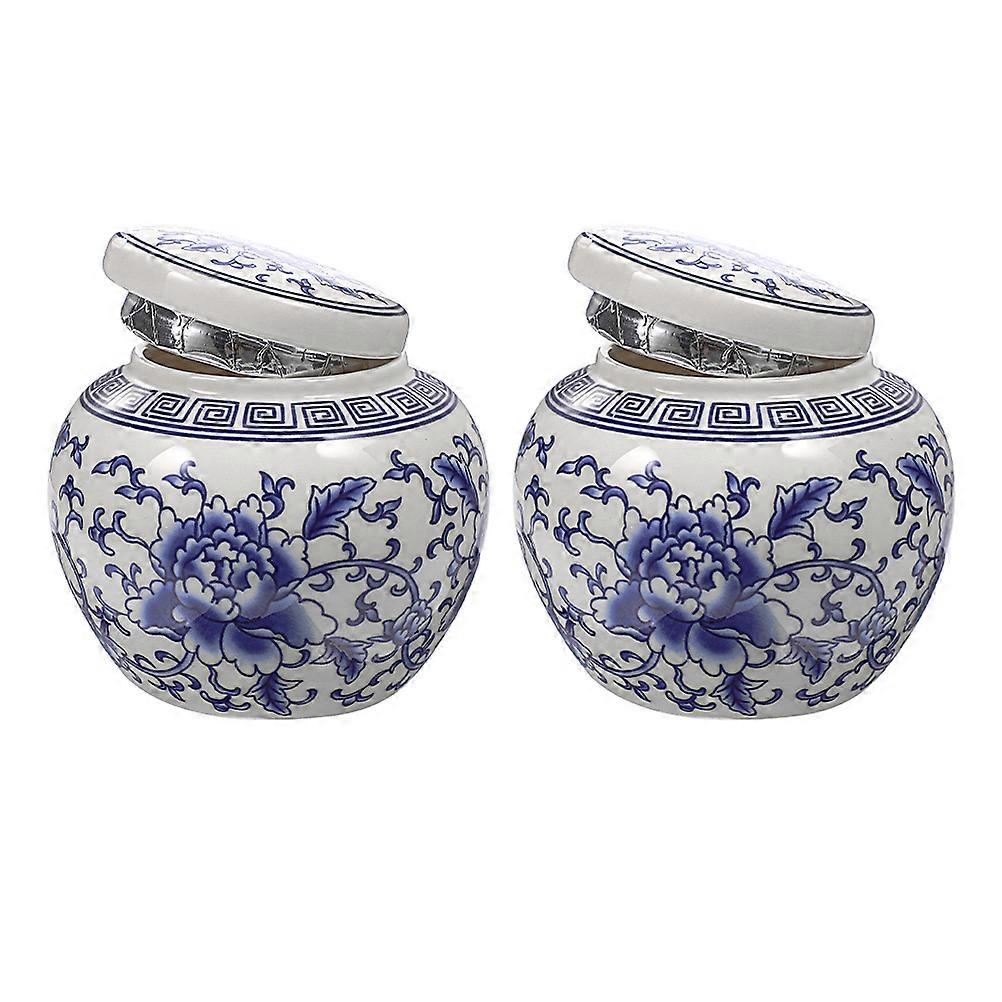 Household Ceramic Canister Small Size Sealing 2Pcs