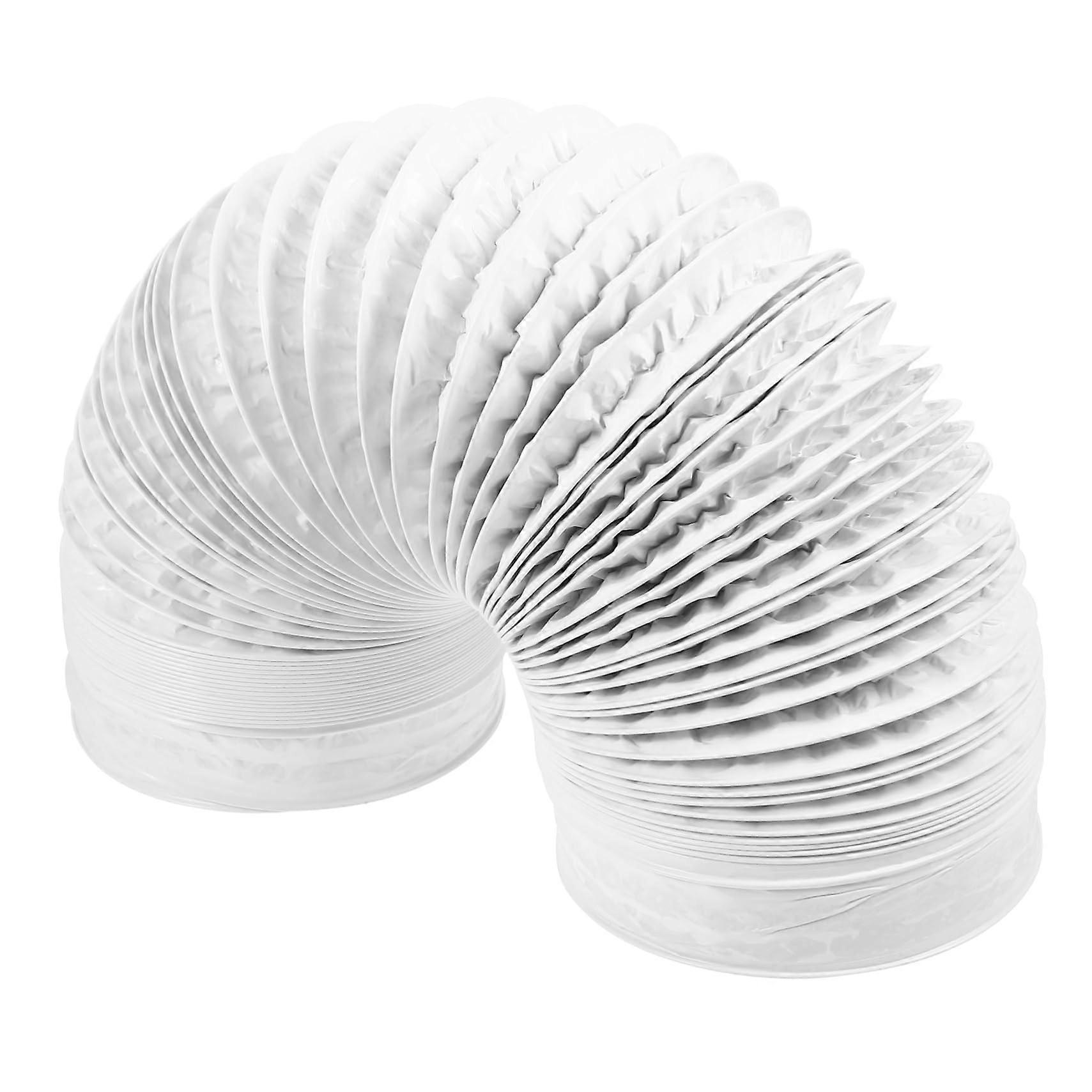Aluminium Foil Flexible Ventilation Hose White