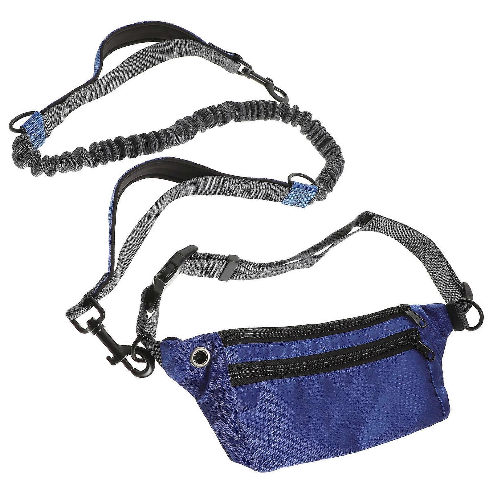 Hands Free Dog Leash and Waist Pouch for Outdoor Walking, Running, Hiking – Reflective Safety Design for Pet Owners