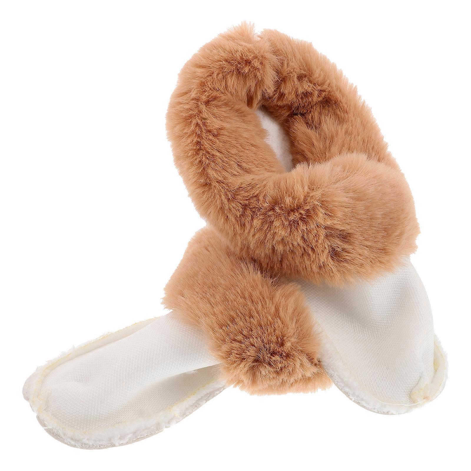 Liner Cushions Inserts Shoe Insoles Rainy And Snowy Weather Khaki Design Soft Comfort 1Pair