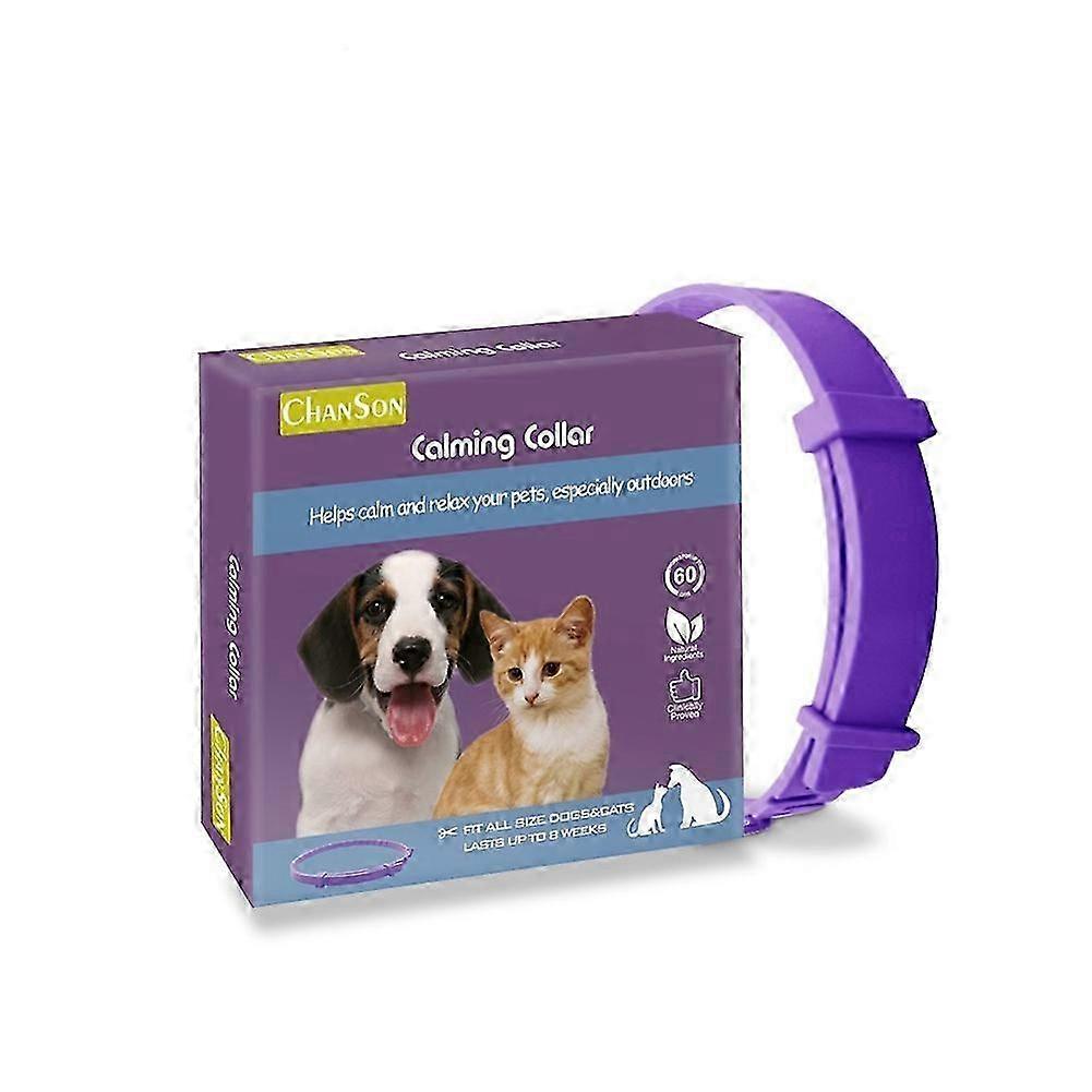 Calming Collar for Cats Pet Calming Pheromone Collar for Cats Dogs Calming Collar for Anxiety Effect