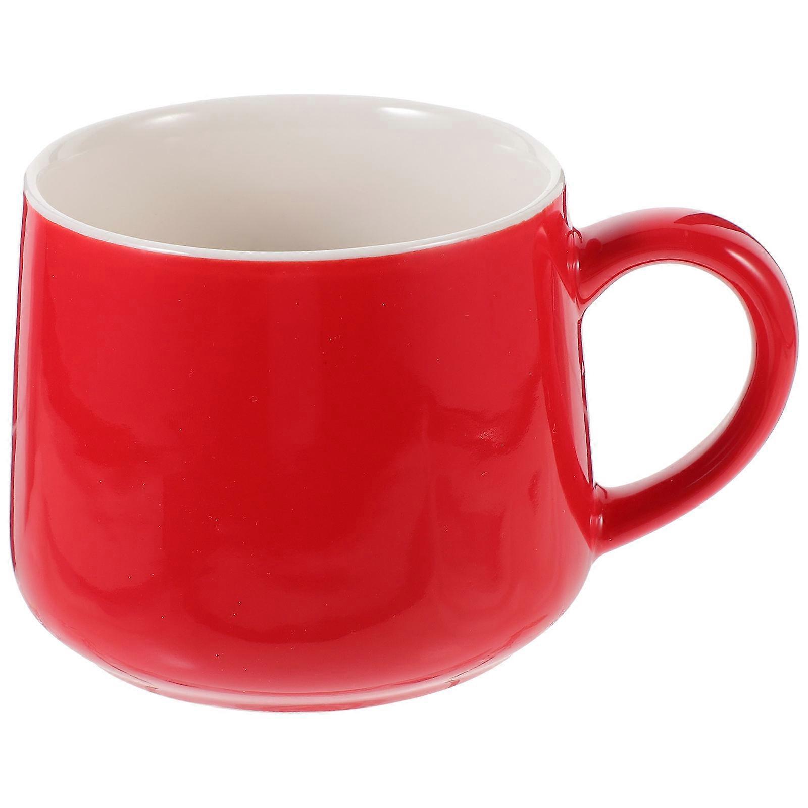 Ceramic Coffee Mugs 3D Animal Shape For Special Occasions Red Color 1Pack