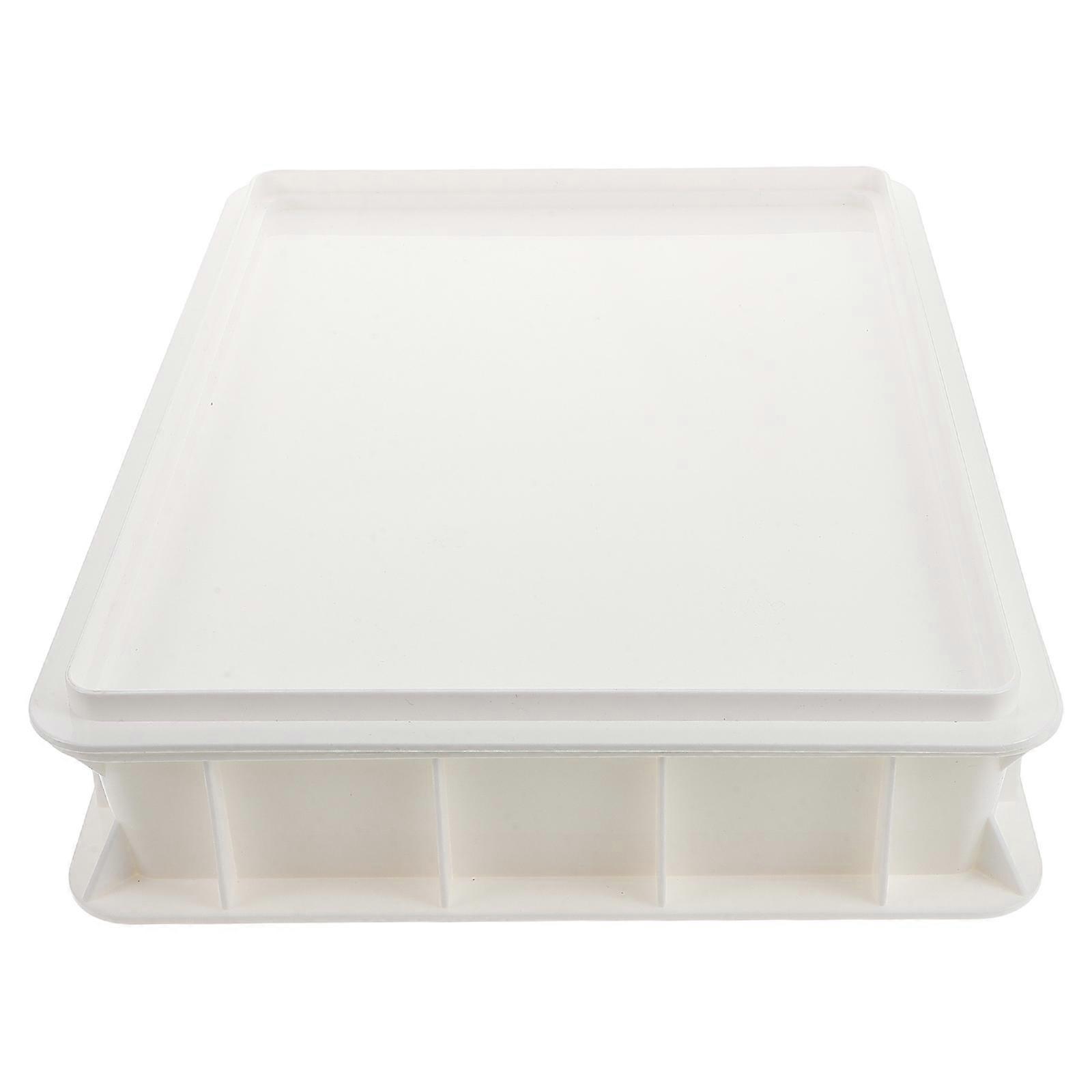 Plastic Dough Proofing Box for Home 1 Stackable Pizza Dough Container