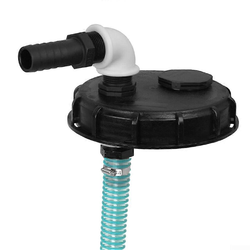 IBC Tank Lid DN150 Water Container Connection System with Ventilation for Rainwater Collection (32mm)