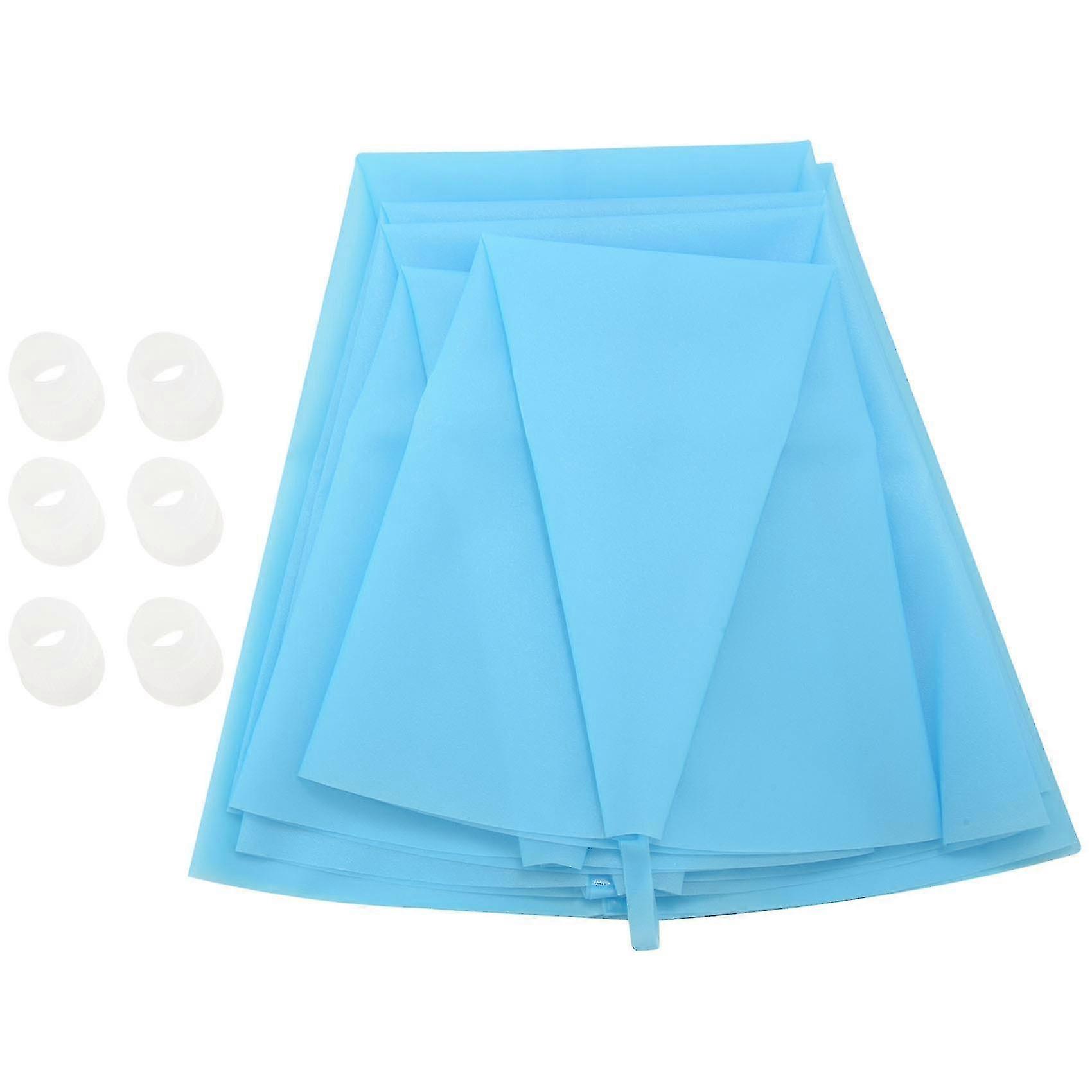 Sacos de tubulação de silicone reutilizáveis para cozimento, 3 tamanhos (12 polegadas, 14 polegadas, 16 polegadas)