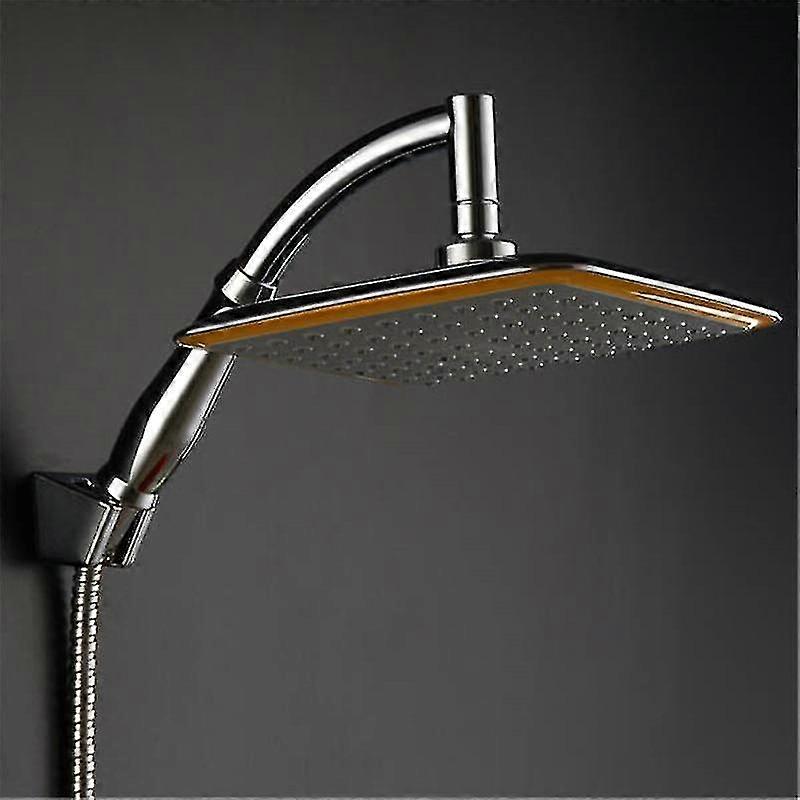 9 Inch, 360 Degree Rotatable, Square Rainfall Shower Head