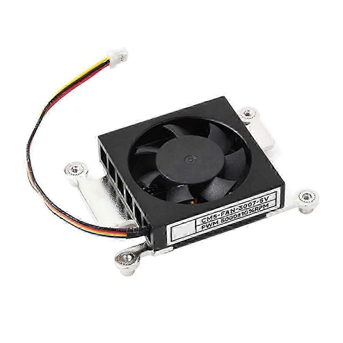 CM5 Cooling Fan for Compute Module 5 Low Noise with Heat Conductive Tape CM5-FAN-3007-5V