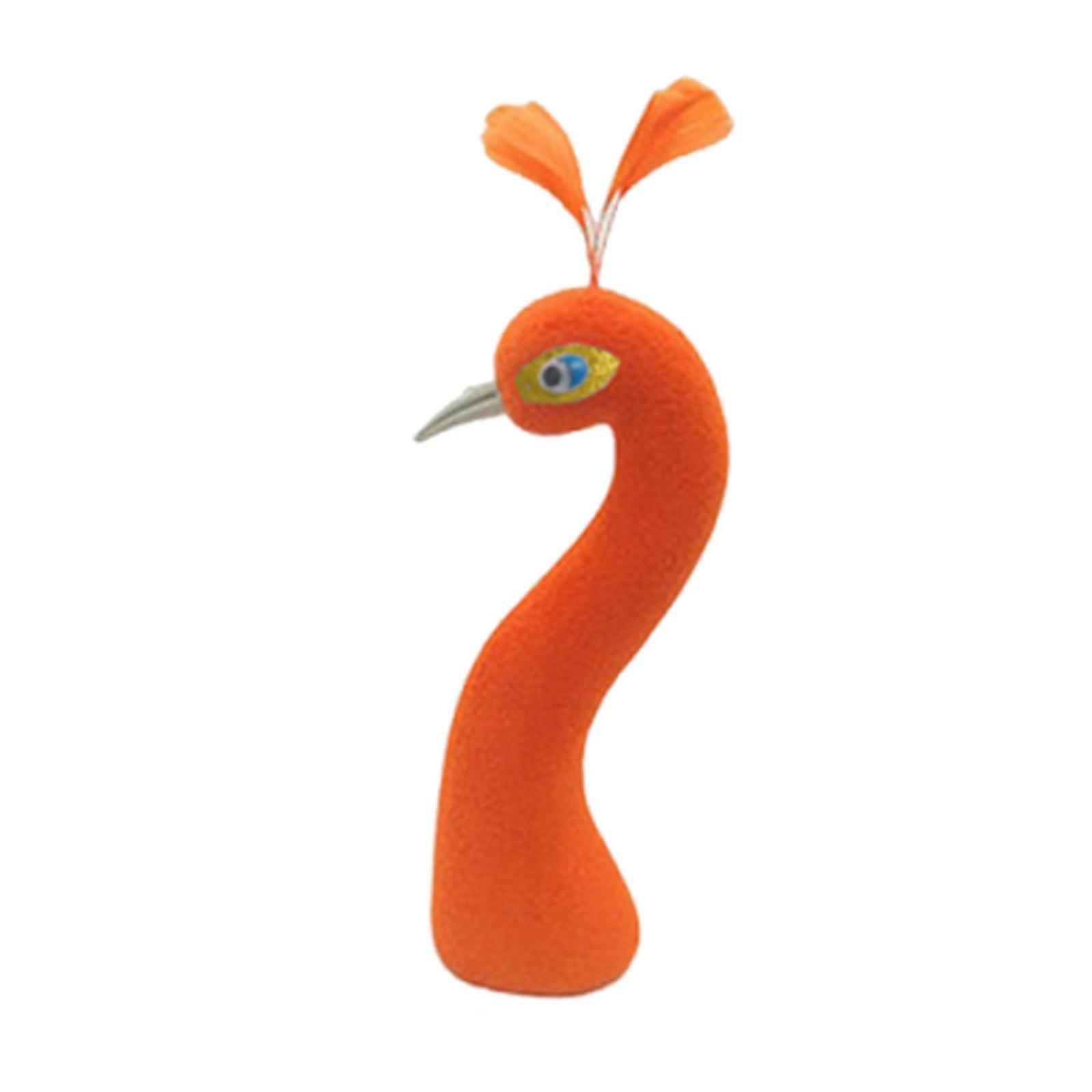 Figurina simulata di modello di testa di pavone riutilizzabile decorazione di nozze composizione floreale