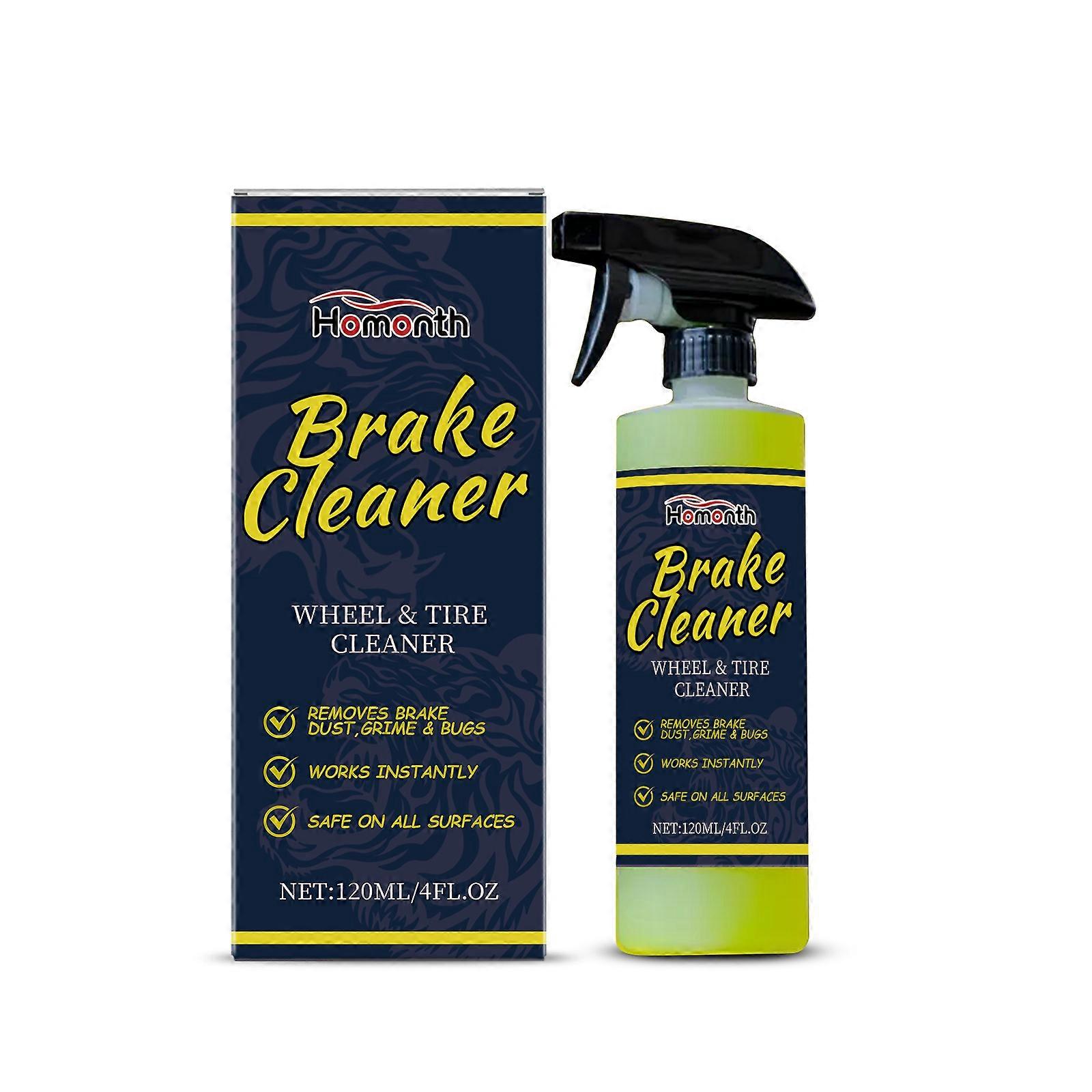 Premium Tire Cleaner & Brake Dust Remover - 120ml Fast-Acting, Easy to Use, Restores Shine & Removes Stubborn Dirt for All Vehicle Types