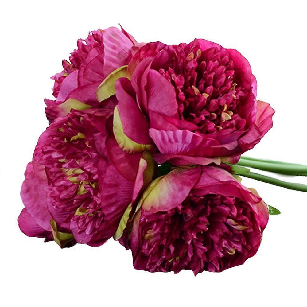 Artificial peony, red, 1 bunch