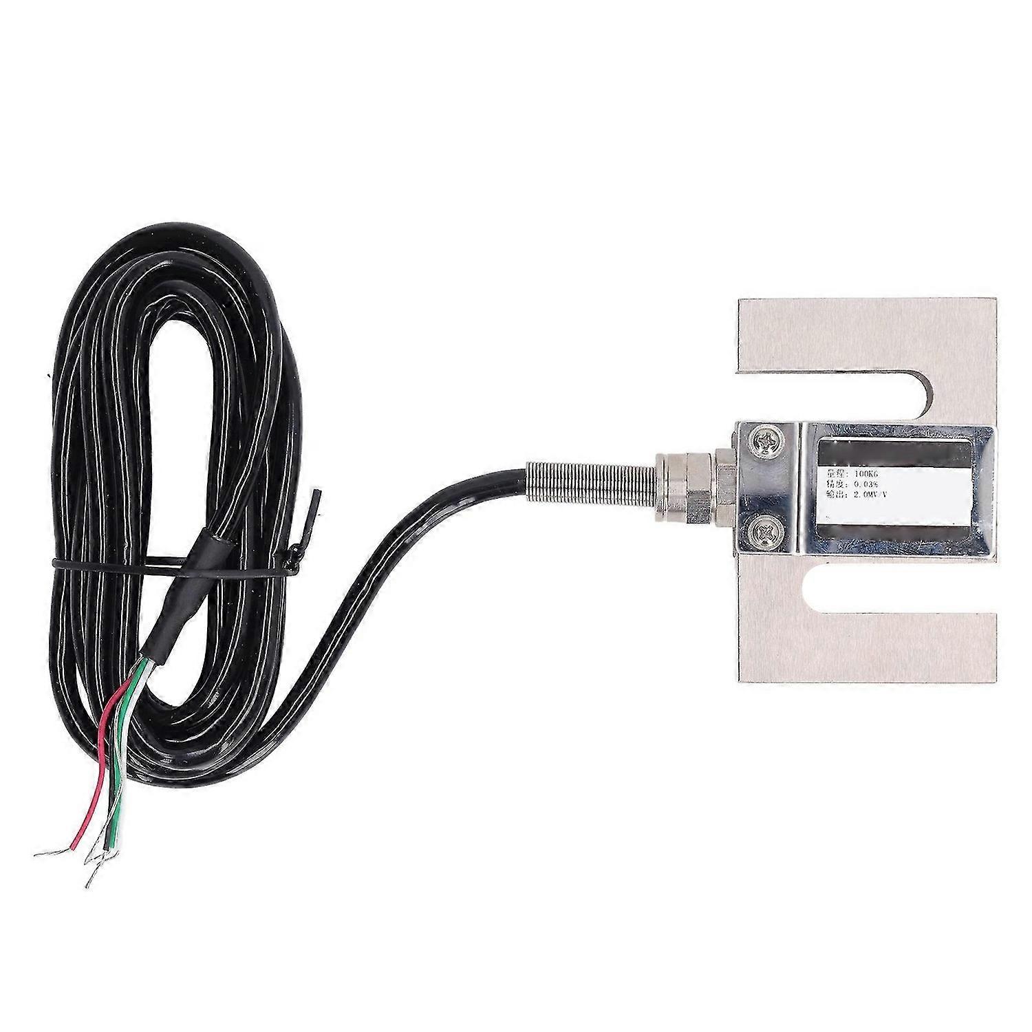 Load Cell Weight Sensor S Type Beam Scale Sensor Pull Pressure Compression Tension Force Sensor 200 kg / 440.92 Lb