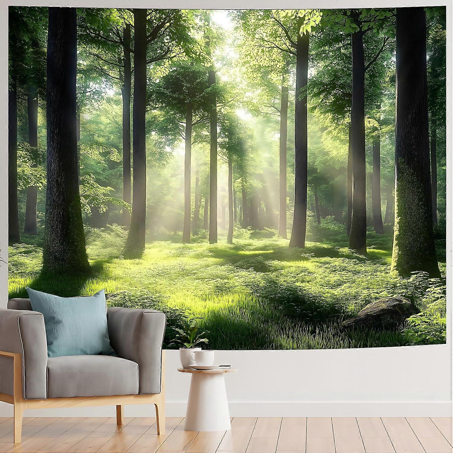 Rainforest Landscape Tapestry Wall Hanging Forest Tape