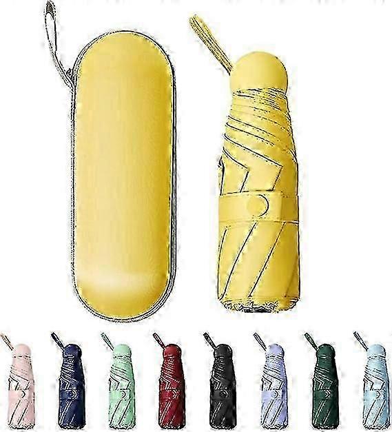 Mini folding travel umbrella, sun umbrella and umbrella, compact and portable hwy