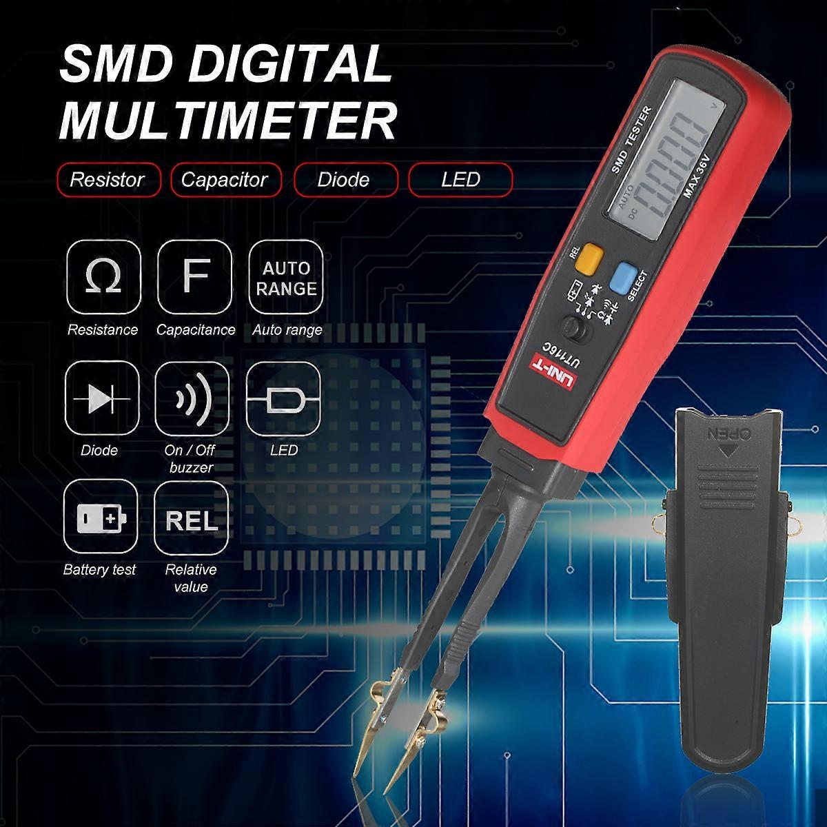 UNI-T Tester Resistor Capacitor Diode (RCD) Parameter Meter LCD Auto Range SMD Digital Multimeter