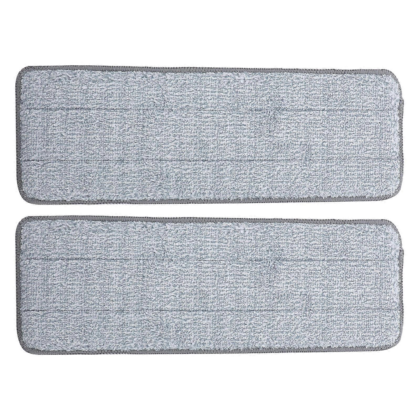 Microfiber Mop Cloth Replacement Pads 2pcs Reusable for Wet Dry Cleaning Compatible with Flash Speed Mop Quick Installation for Home Floors