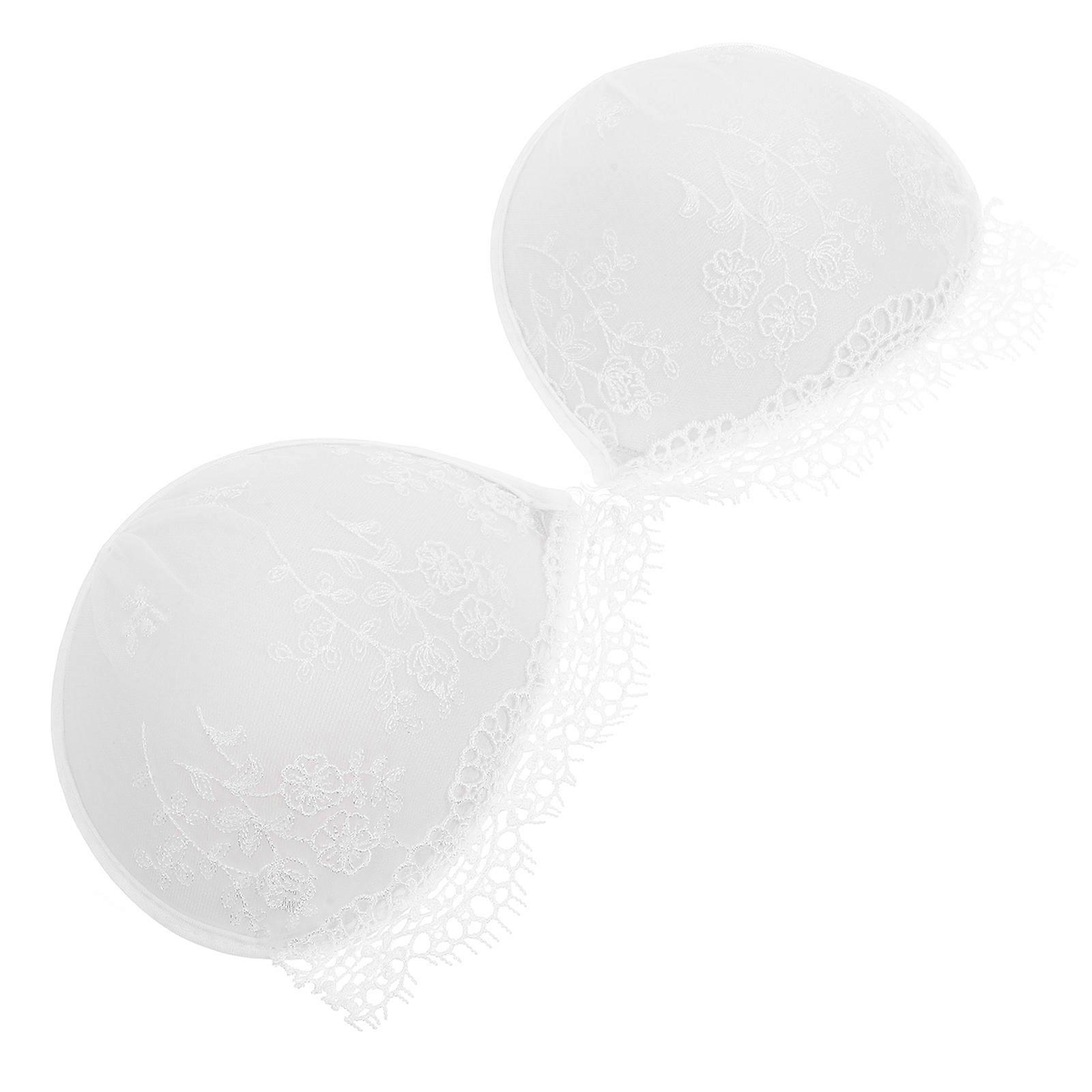 Bosom Lifting Strapless Support Invisible Bra A Cup White Lace For Women Underwear 1Pc