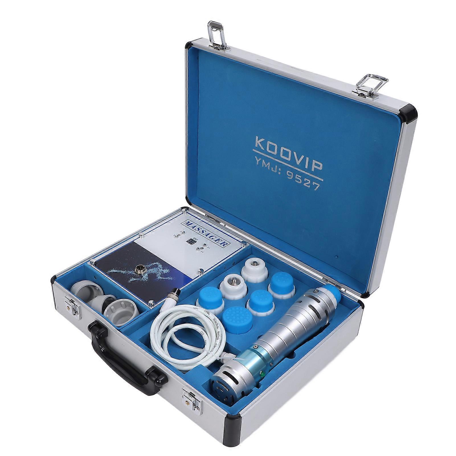 ED Shockwave Therapy Machine 7 Functional Heads Relive Pain Extracorporeal Treatment Device 110‑240VUS Plug