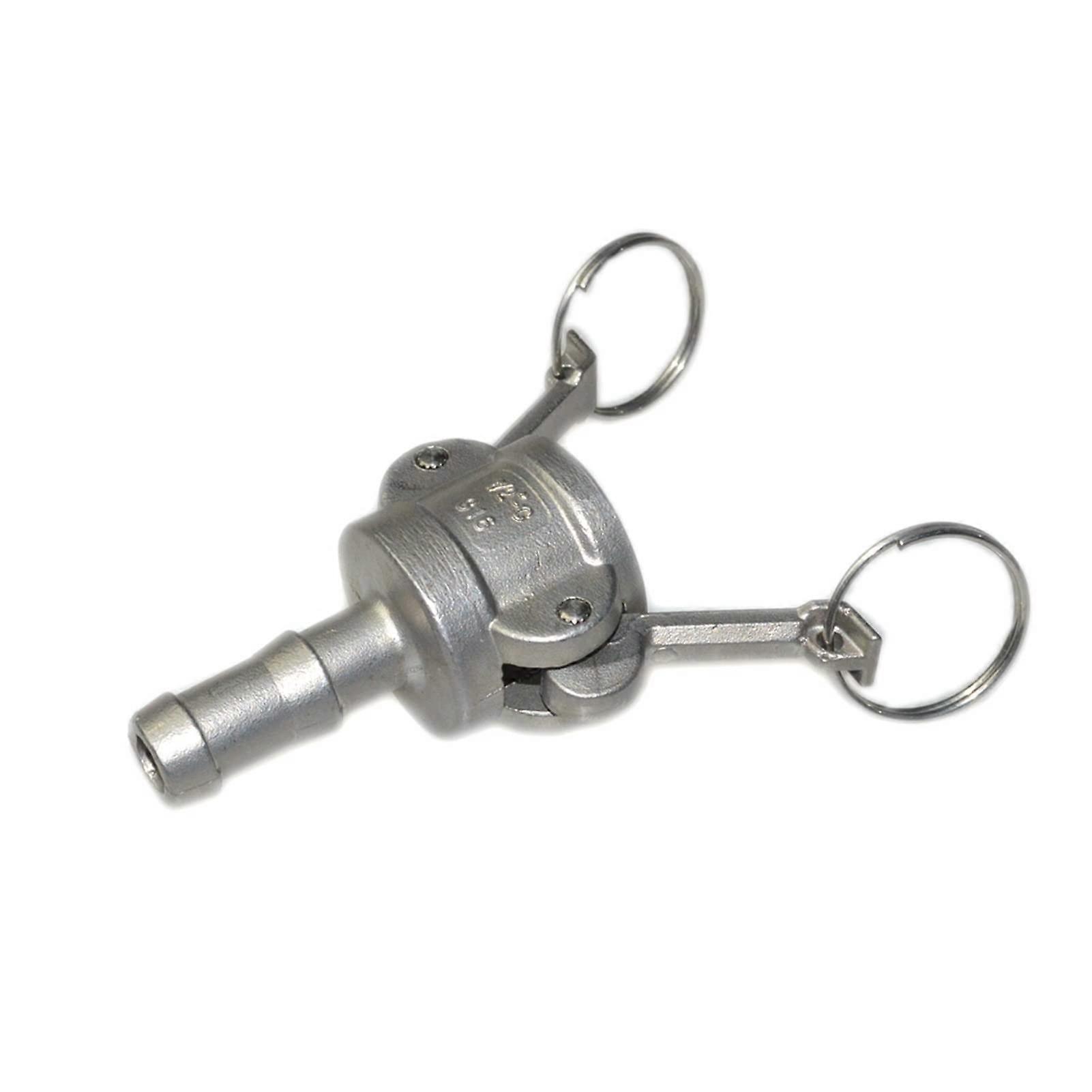 软管泵适配器篮 Camlock X Camlock X 软管倒钩不锈钢 316（1/2 英寸）1/2'