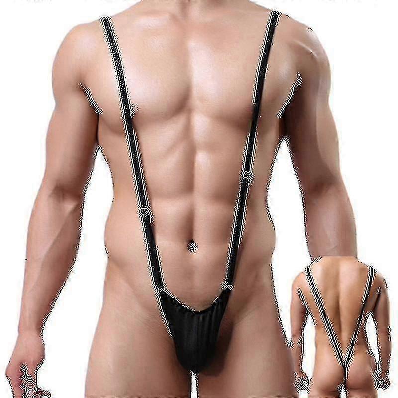 Borat Mankini للرجال - ثونغ V حبال الأشرطة زي ملابس داخلية ملابس السباحة