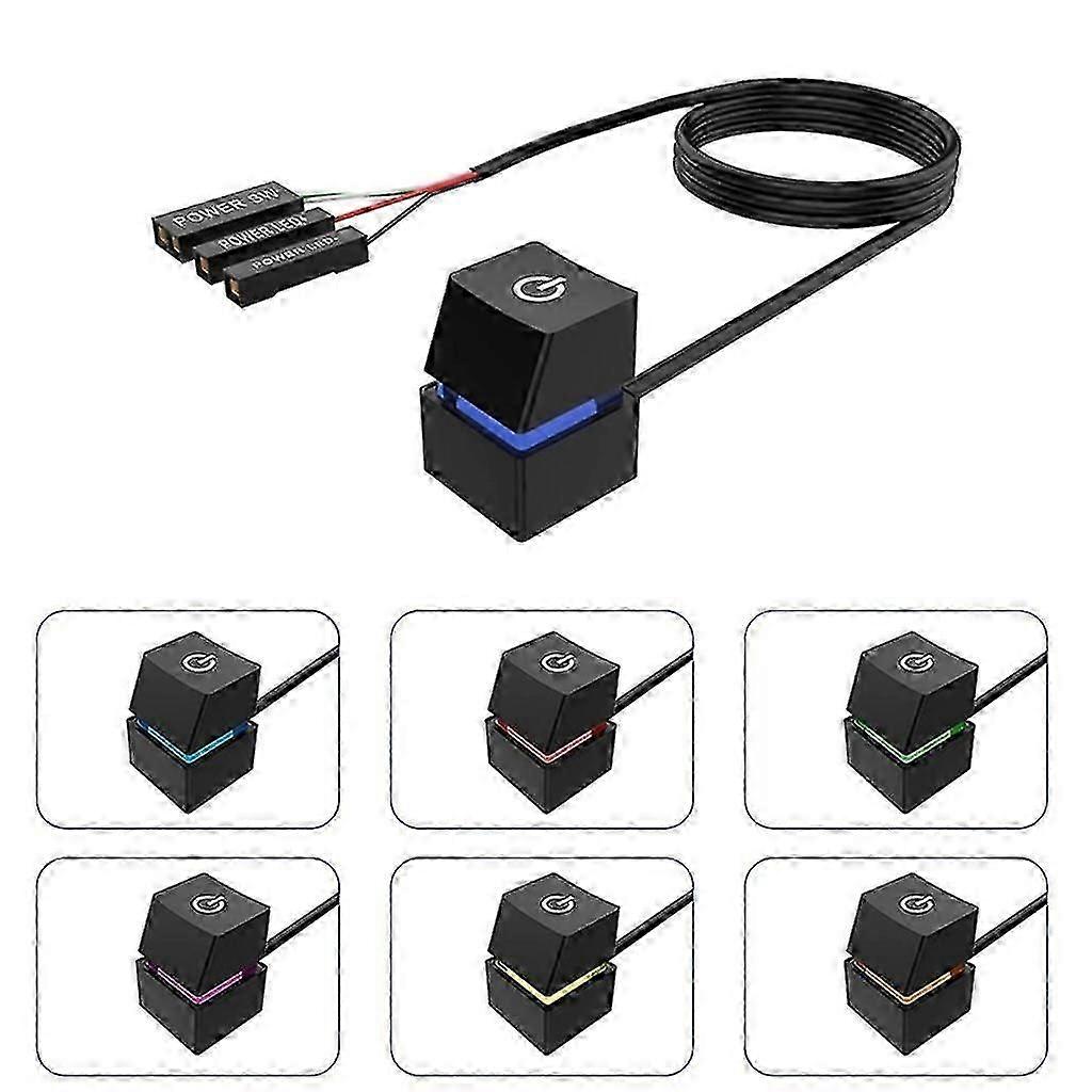 4m External Pc Power Button Desktop Computer Motherboard On Off Power Switch