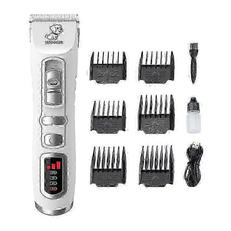 Cordless Dog Clipper  LCD Display & Detachable Blade