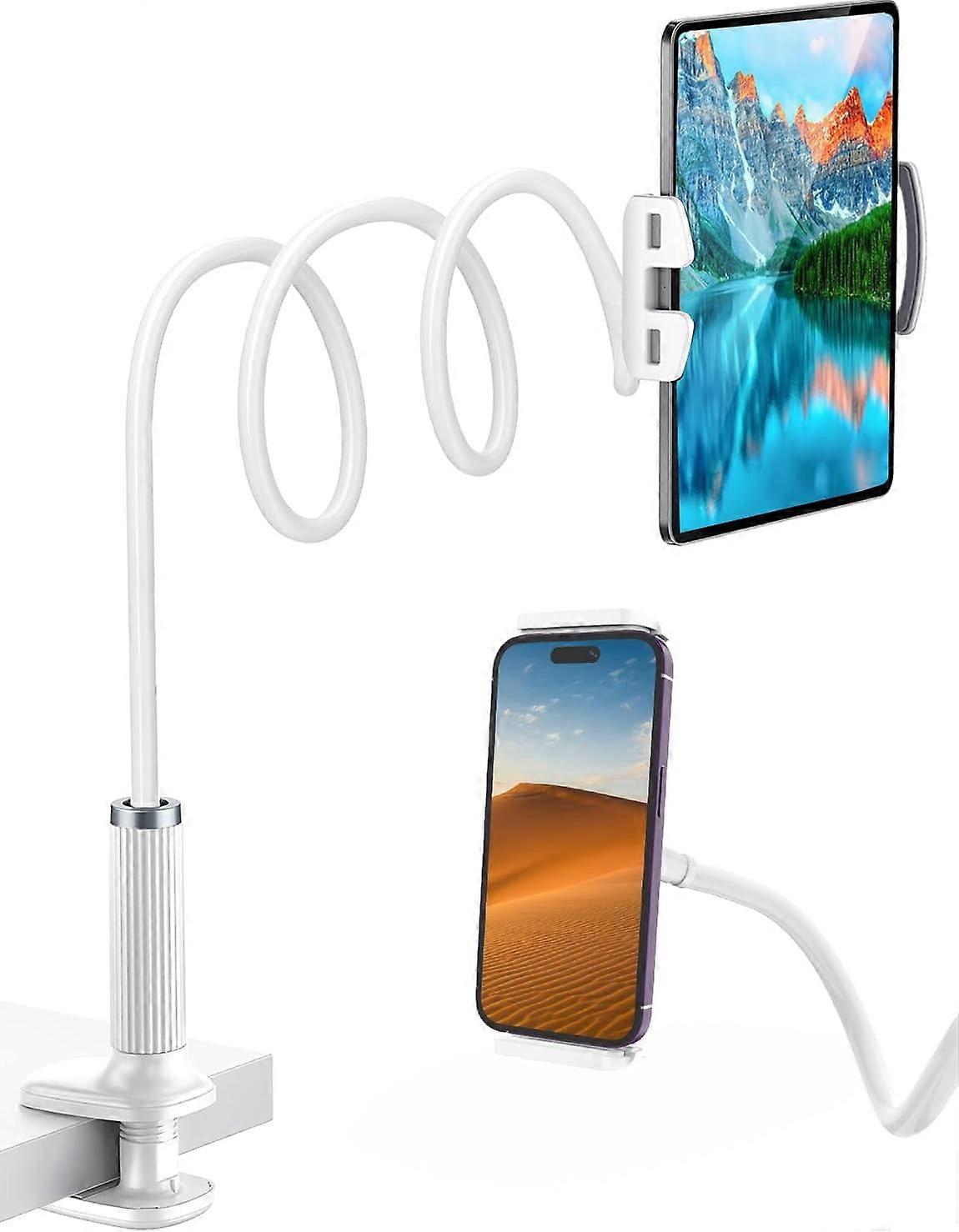 Gooseneck Tablet Holder - Flexible Stand, Tablet Holder,Cell Phone Holder,Cell Stand, Flexible Adjustable Arm in Bed for/Mobile