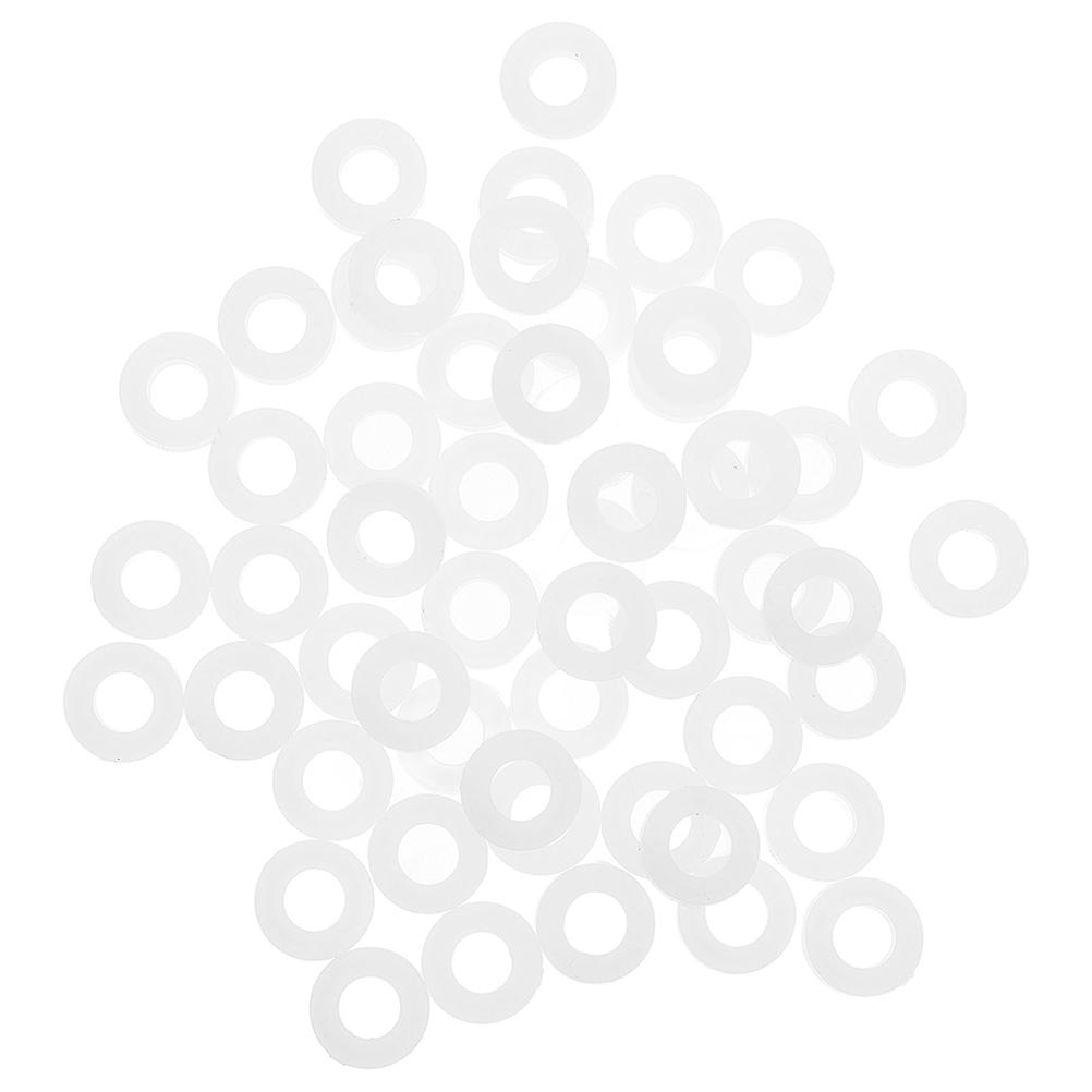 Instrument Plastic Washers Bass Drum Cymbal Holder Round Shape Easy Installation for Practice and Performance 200Pcs