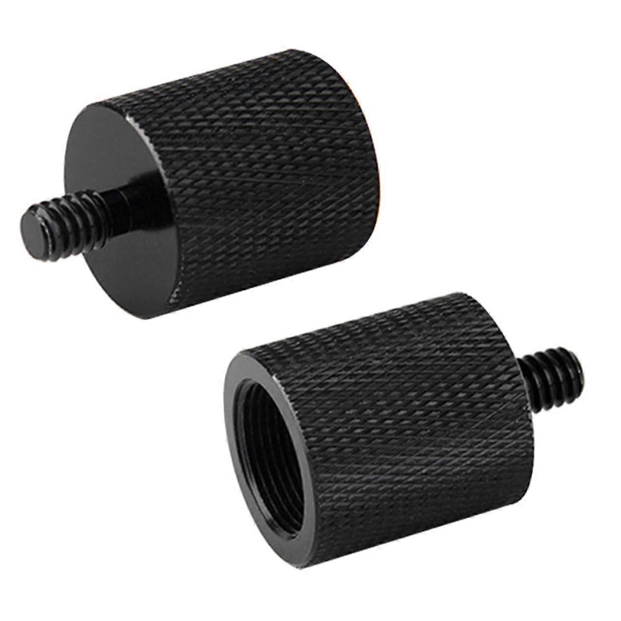 Pack of 2 Transmission Screw for Microphone Stand, Tripod Adapter, Black