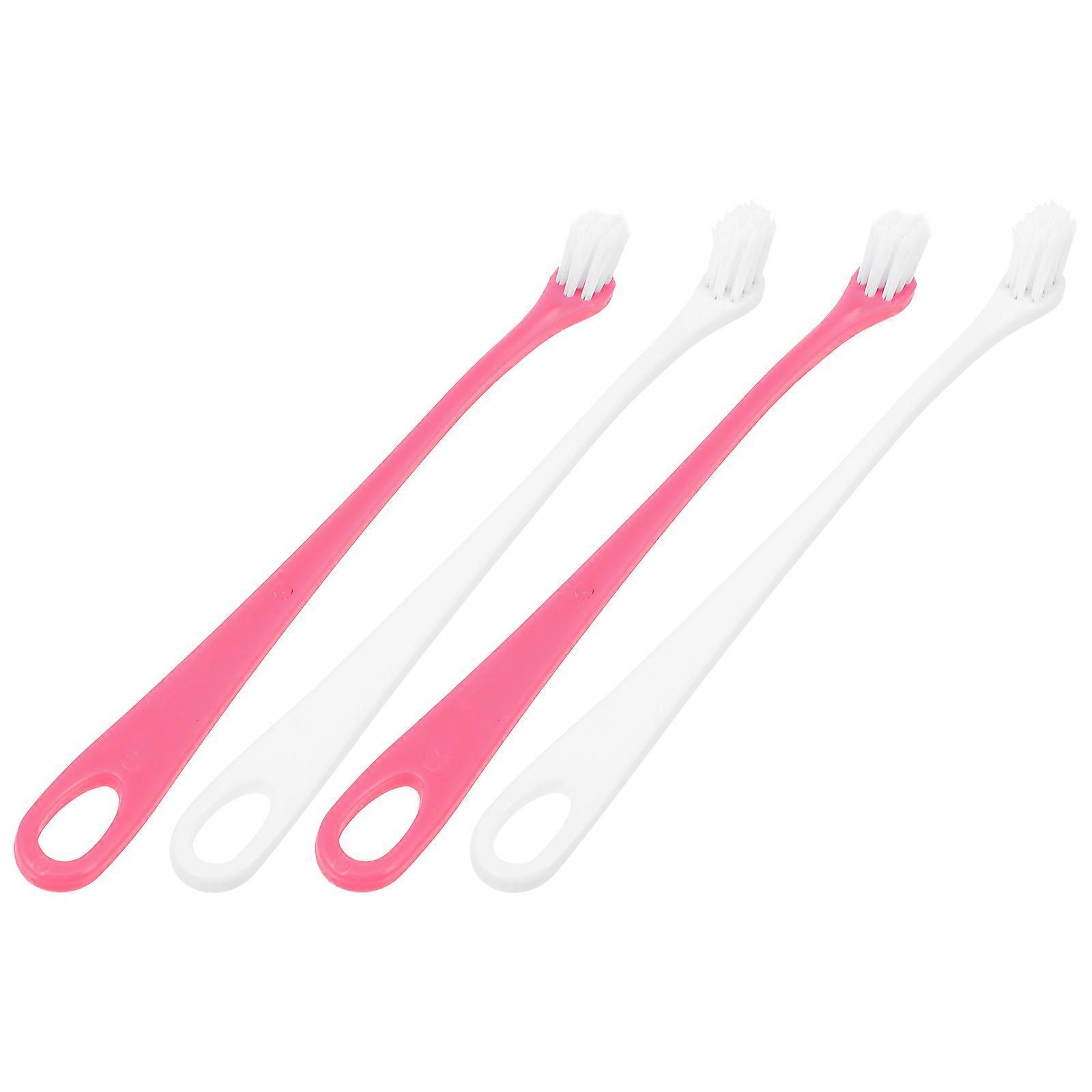 4pcs Dog Toothbrush for Healthy Teeth, Soft Bristles, Fresh Breath, Durable Pet Oral Care Tool for Puppies and Adult Dogs