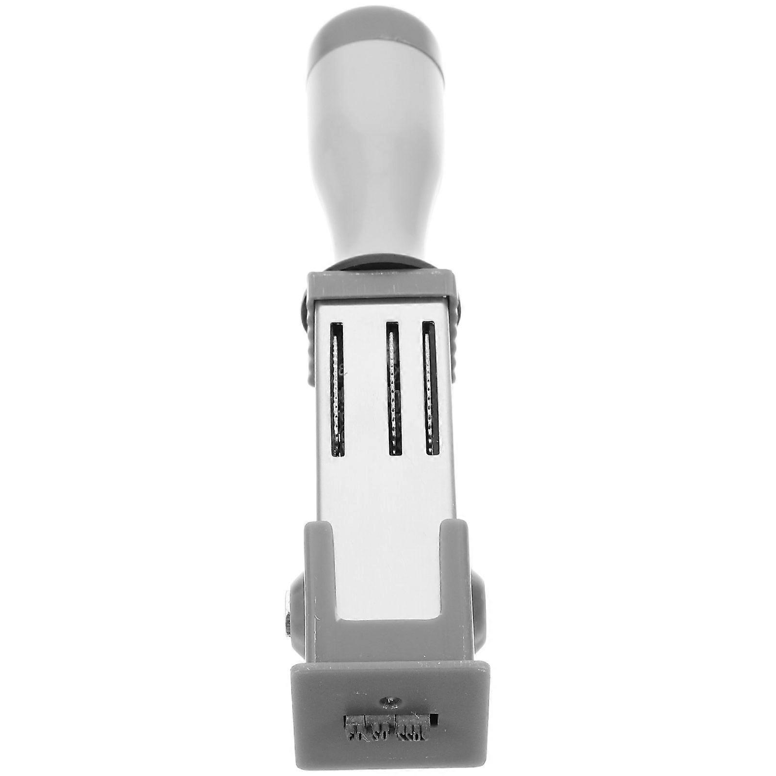 Self Inking Number Date Stamp Small Date Rolling Stamp Presents Labels Metal 4.13X0.83X0.83in Date Printing 1Pcs