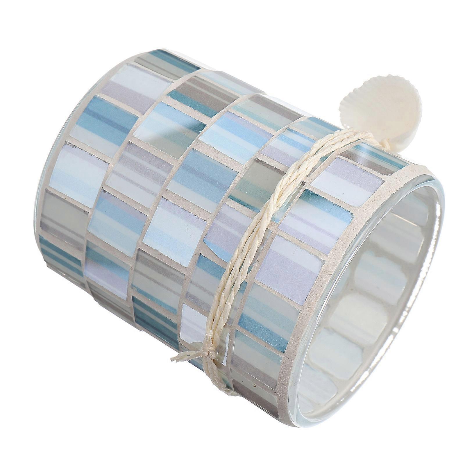 Tabletop Candlestick Holderdecoration Chic Design Decorations Light Blue Sea 8X7X7CM 1Set