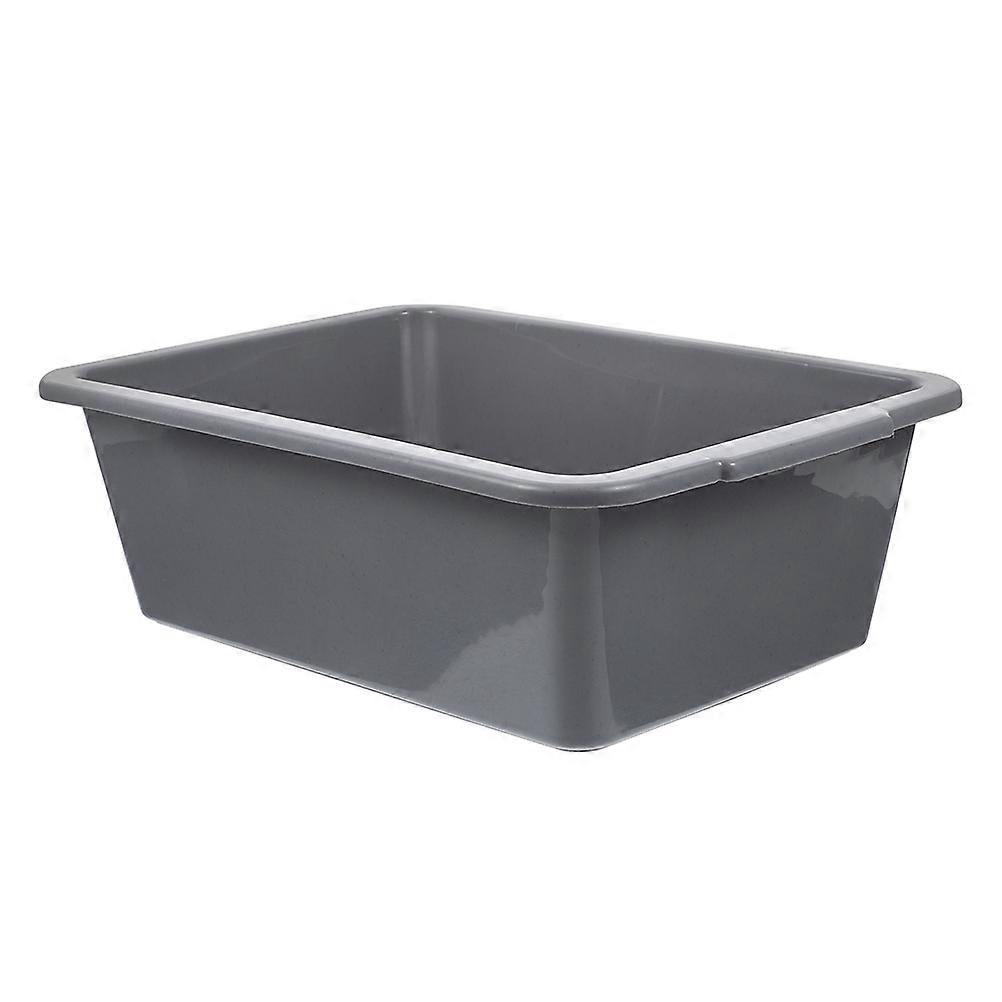 Plastic Utility Tote Bin Grey Organization For Household Users Restaurant Owners 1Set