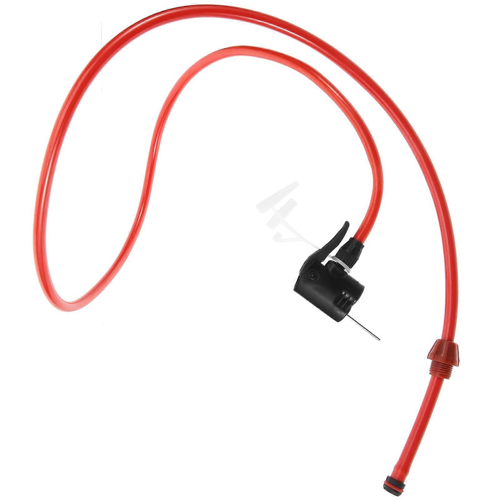 Bicycle Inflator Hose, Reusable Pump Hose, Schrader And Presta Valve Compatible, Durable, Easy Install, 1-Inch