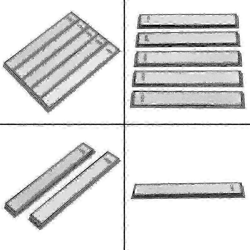 Fixed-Angle Diamond Sharpener for Chefs - 240/320/400/600/1000 Grit Professional Set 2025